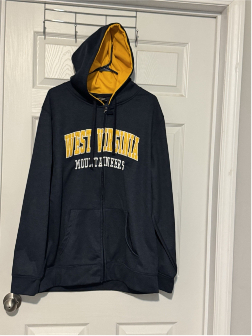 Vintage Colosseum Athletics West Virginia Mountaineers Sweatshirt XL Navy Gold